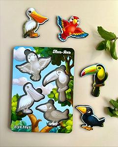 Вкладыши Птицы [tsi169096-TSI] synthetic.ua - Фото 1