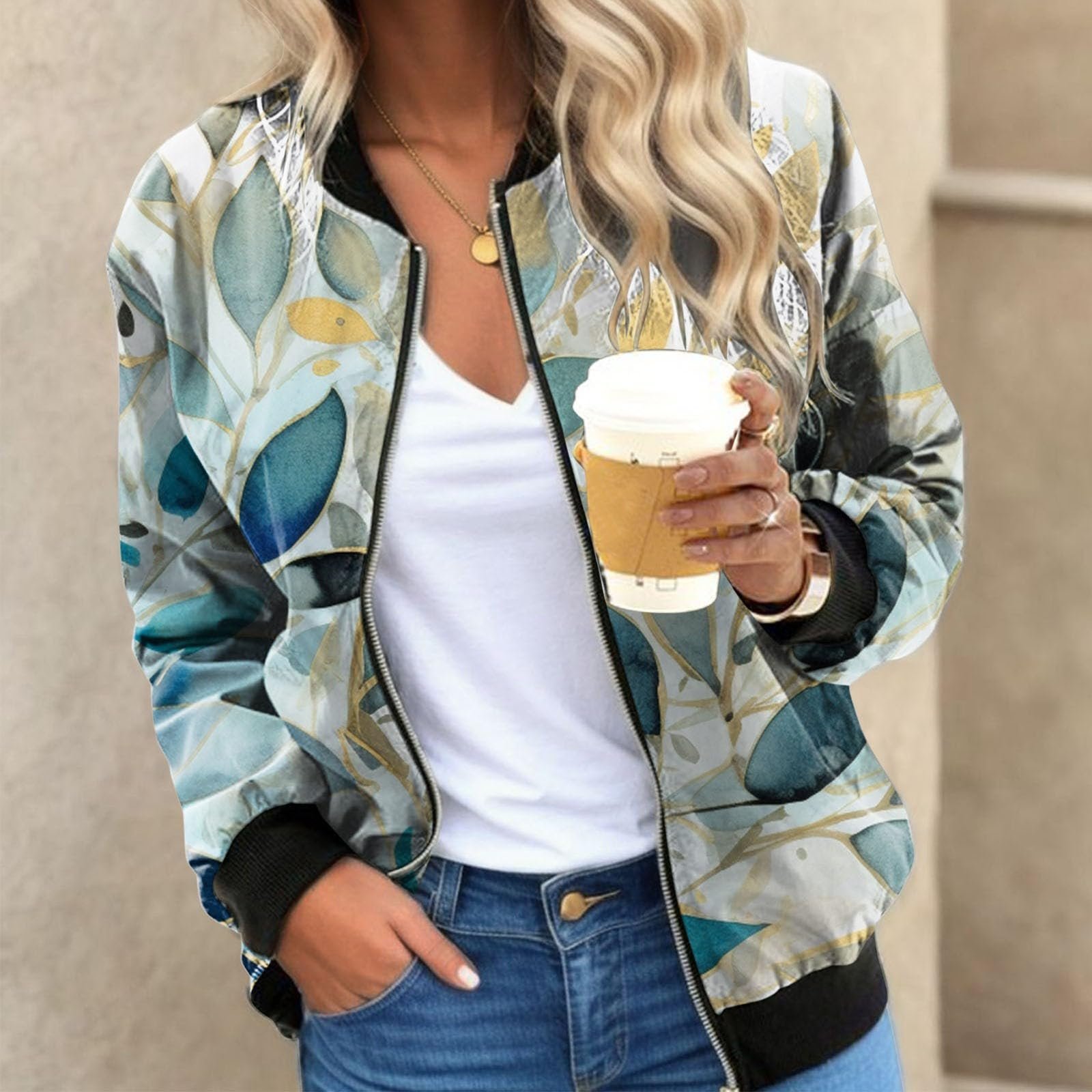 Бомбер Generisch жіночий, куртка-бомбер, літня куртка, легка весняна куртка, фото №2