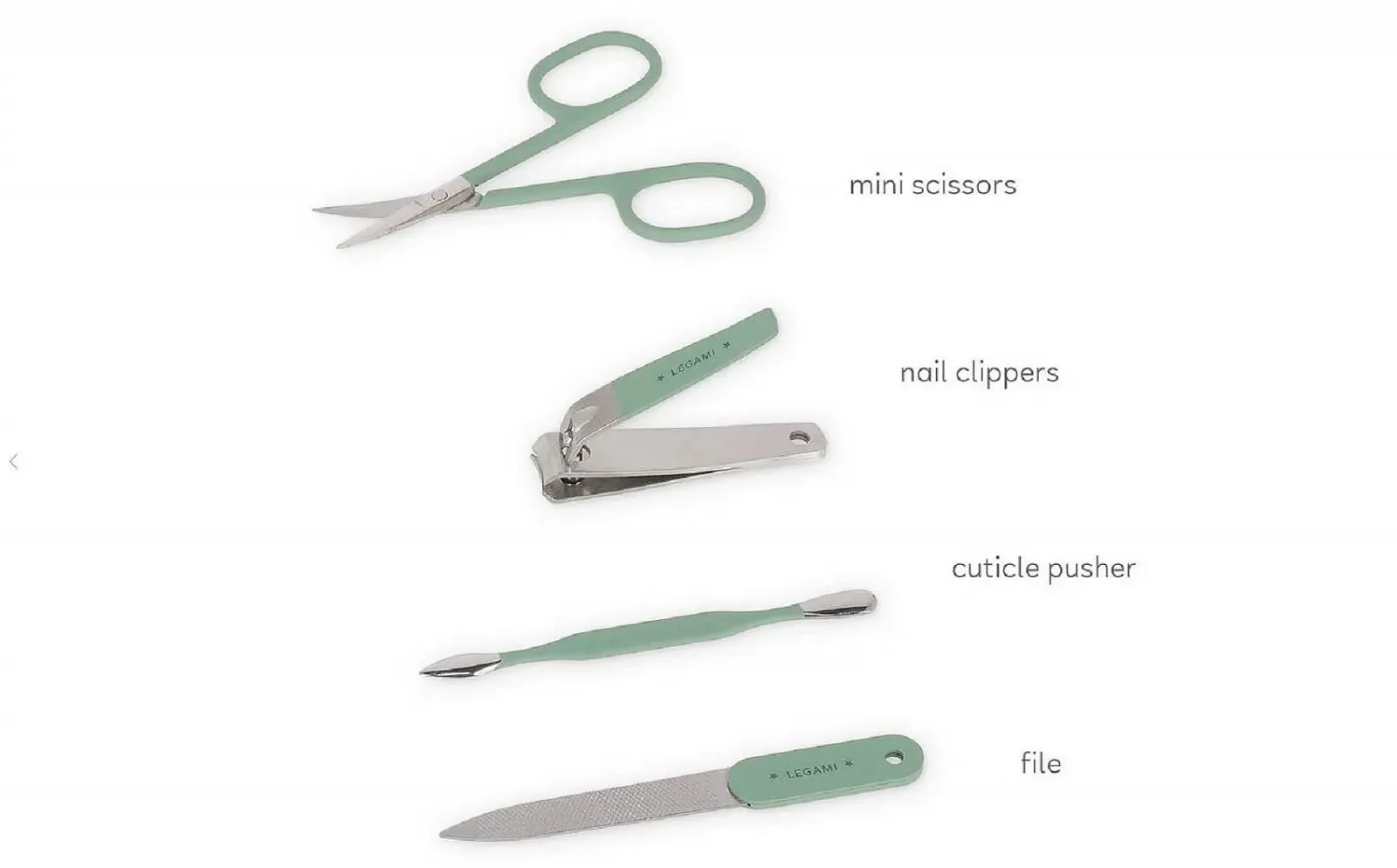 Набір для манікюру Legami Travel Pocket Portable, фото №3 Набір для манікюру Legami Travel Pocket Portable, фото №3