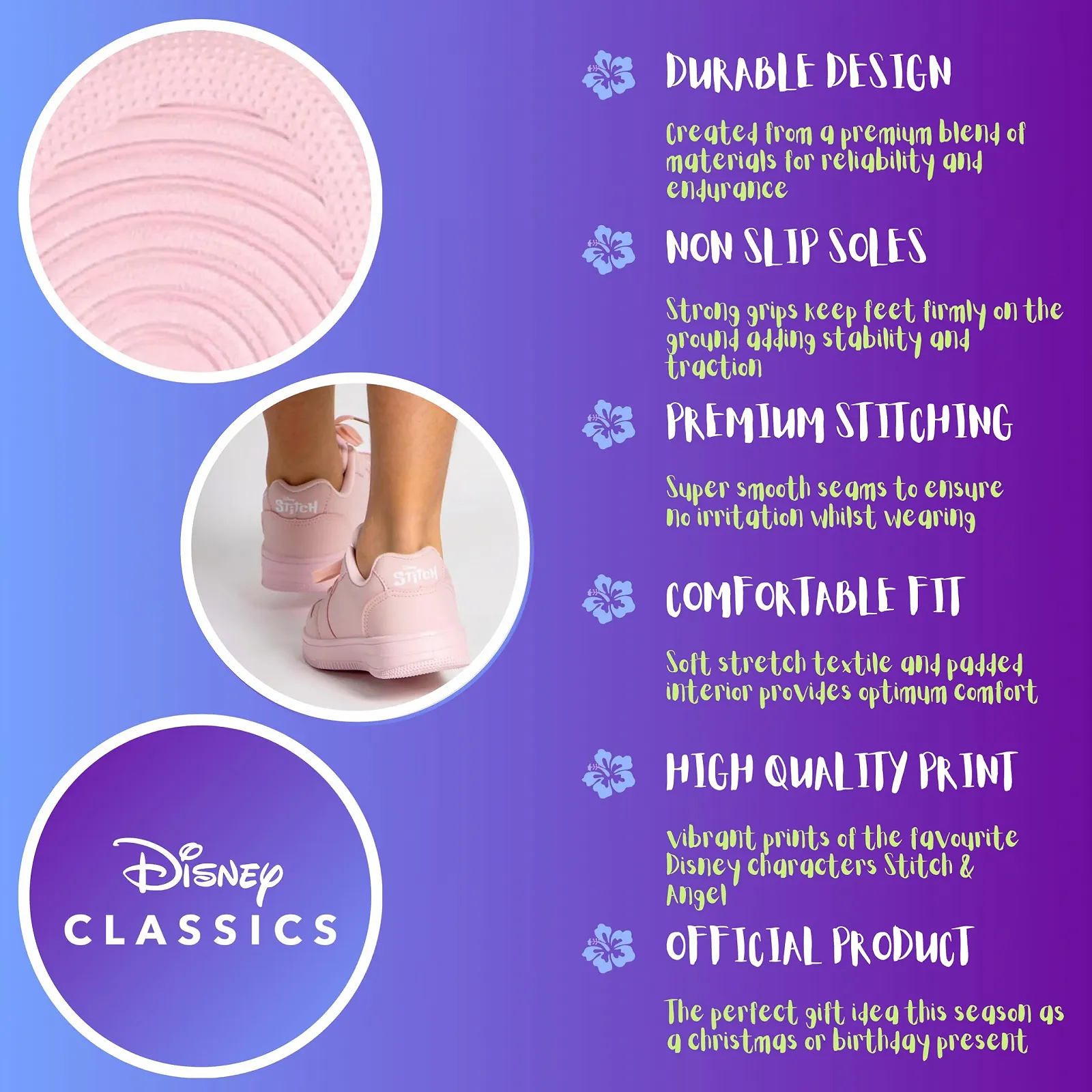 Кроссовки Disney Stitch & Angel для девочек Stitch & Angel Размер UK 11 до 4, фото №5