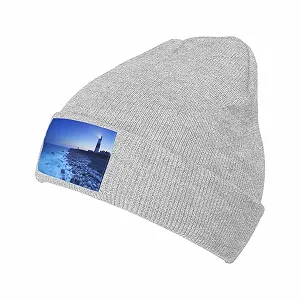 Шапка JBYJBX The Seaside Lighthouse Print Осень-Зима - Фото 1