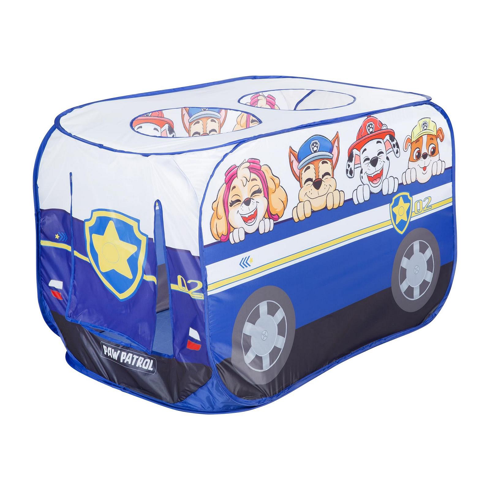 Намет ігровий Roba Paw Patrol Pop-Up у формі автомобіля, синій/білий, фото №1