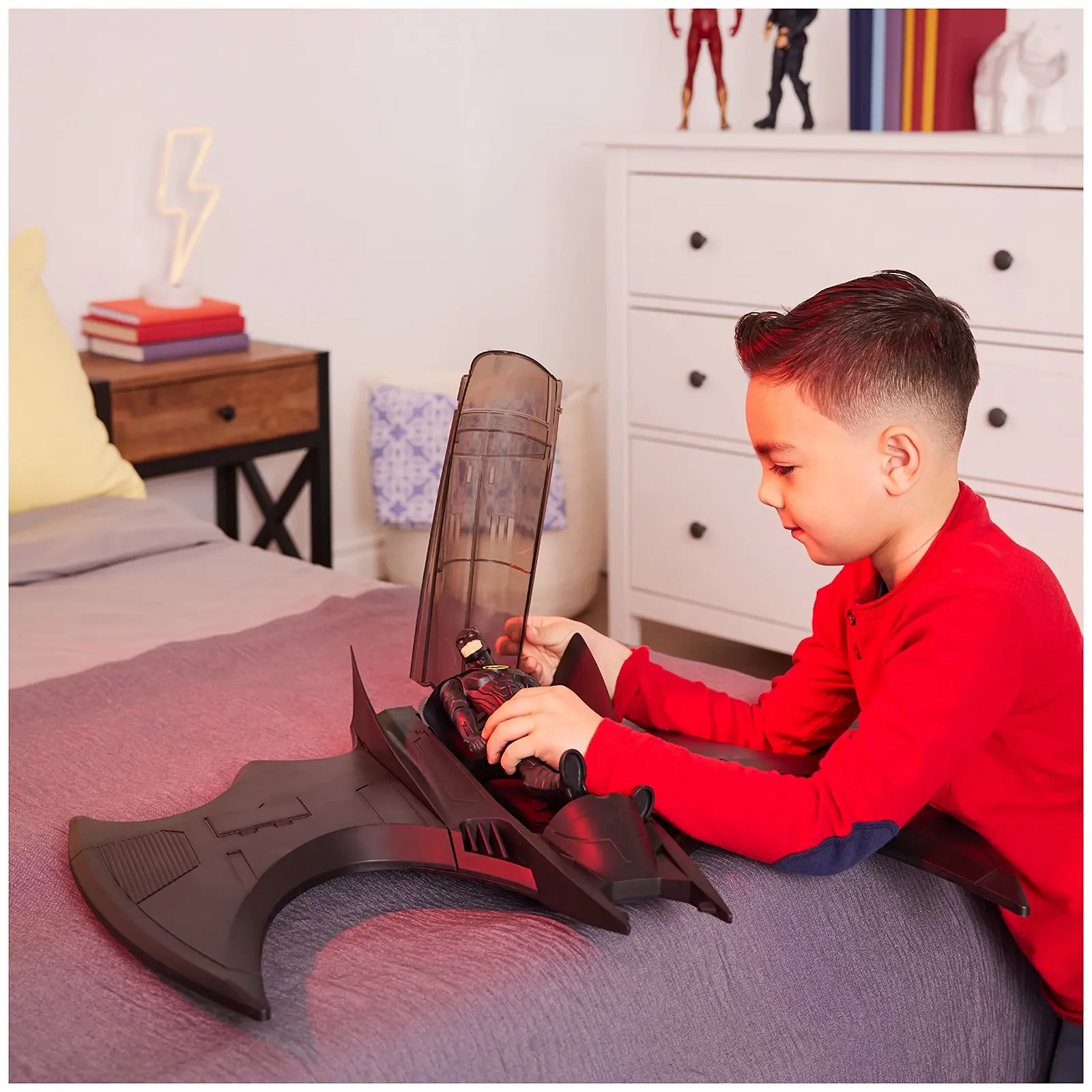 Игровой набор DC Comics The Flash Batman 4 дюйма Batwing 27 дюймов Киногерои, фото №4