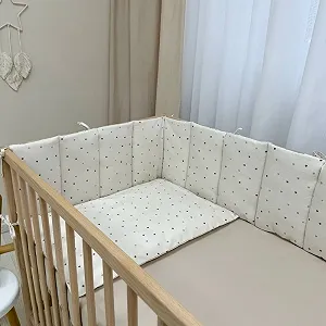 Комплект постельного белья для новорожденного Сердечка разноцветный на бежевом цена на synthetic.ua - Фото 1 Комплект постельного белья для новорожденного Сердечка разноцветный на бежевом synthetic.ua - Фото 1