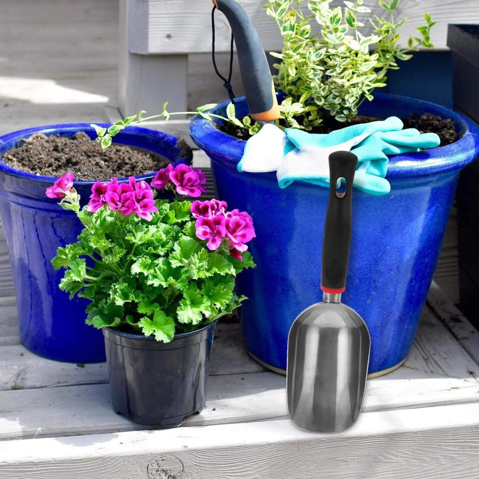 Садова лопатка Sosoport Ґрунтова лопата Металева лопата, фото №3