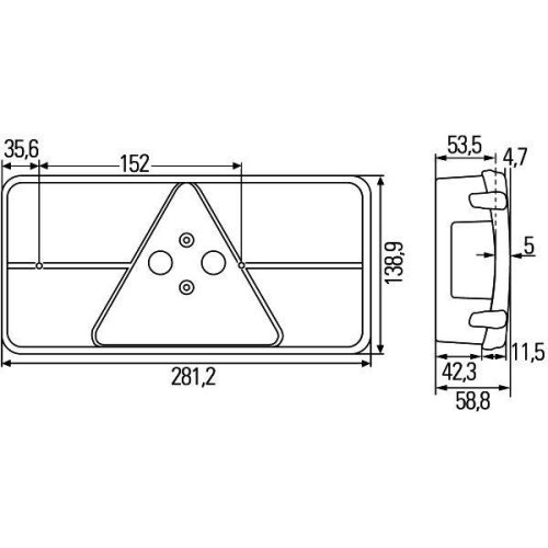 Задний фонарь HELLA 2VB 341 032-111 левый, фото №3 Задний фонарь HELLA 2VB 341 032-111 левый, фото №3