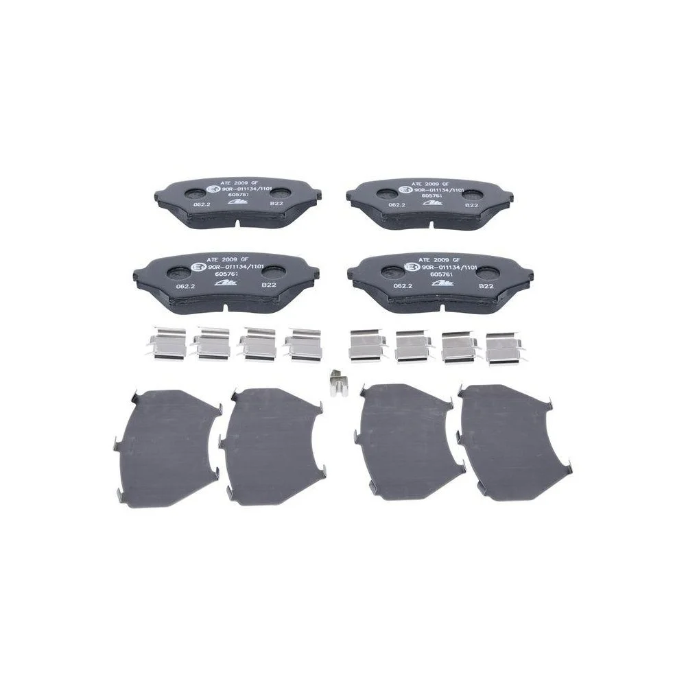 Комплект гальмівних колодок дискових ATE 13.0460-5761.2 для MAZDA передній міст, фото №1