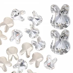 Стрази для нігтів FRCOLOR Кролик 3D-кролик 60 шт synthetic.ua - Фото 1