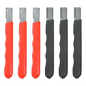 Точилка для ножів портативна з нержавіючої сталі із захисною кришкою - Фото 1