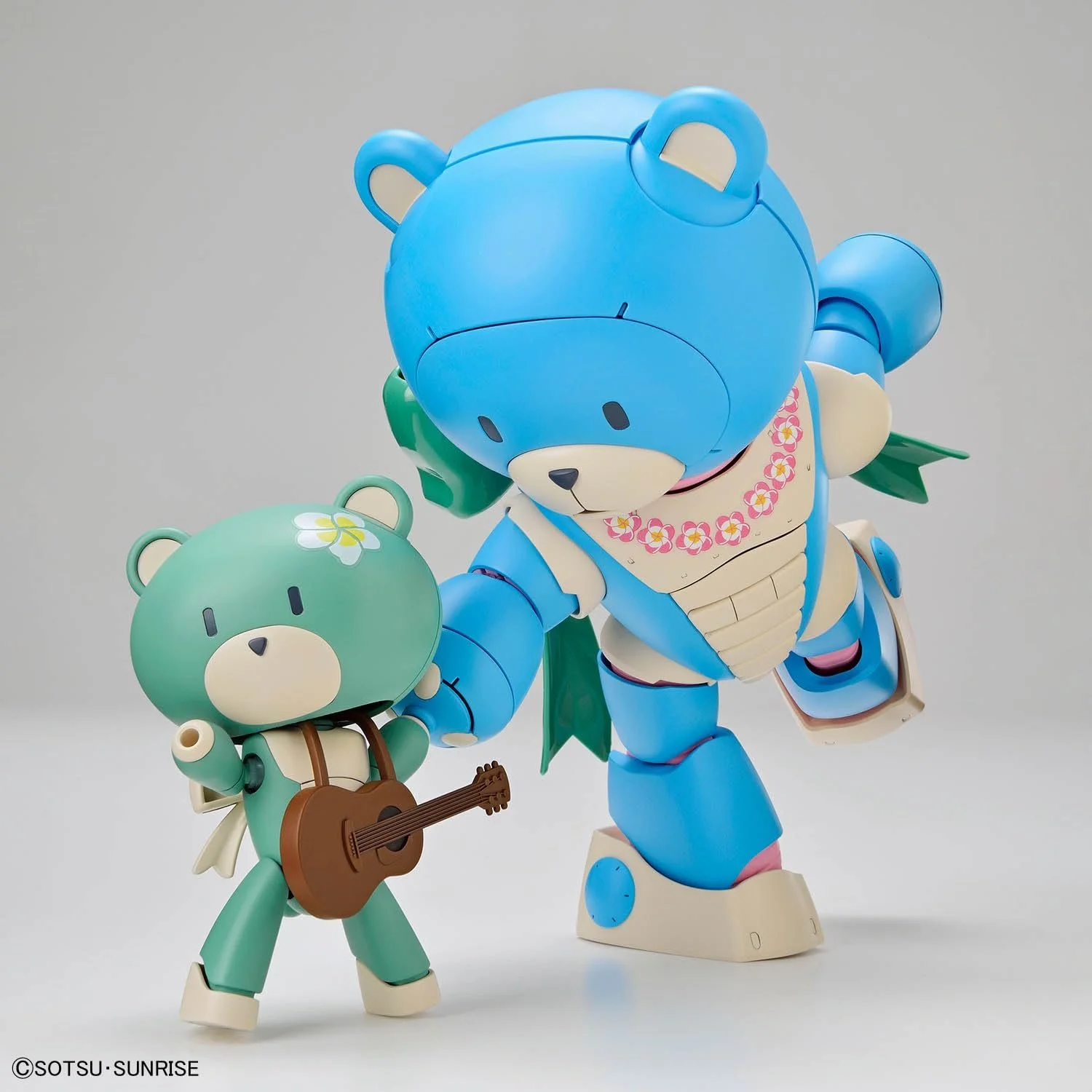 Набор для моделирования Bandai Hobby Gundam Gunpla HG 1/144 09 Bearguy Ohana & Aloharo Set 13 см, фото №15