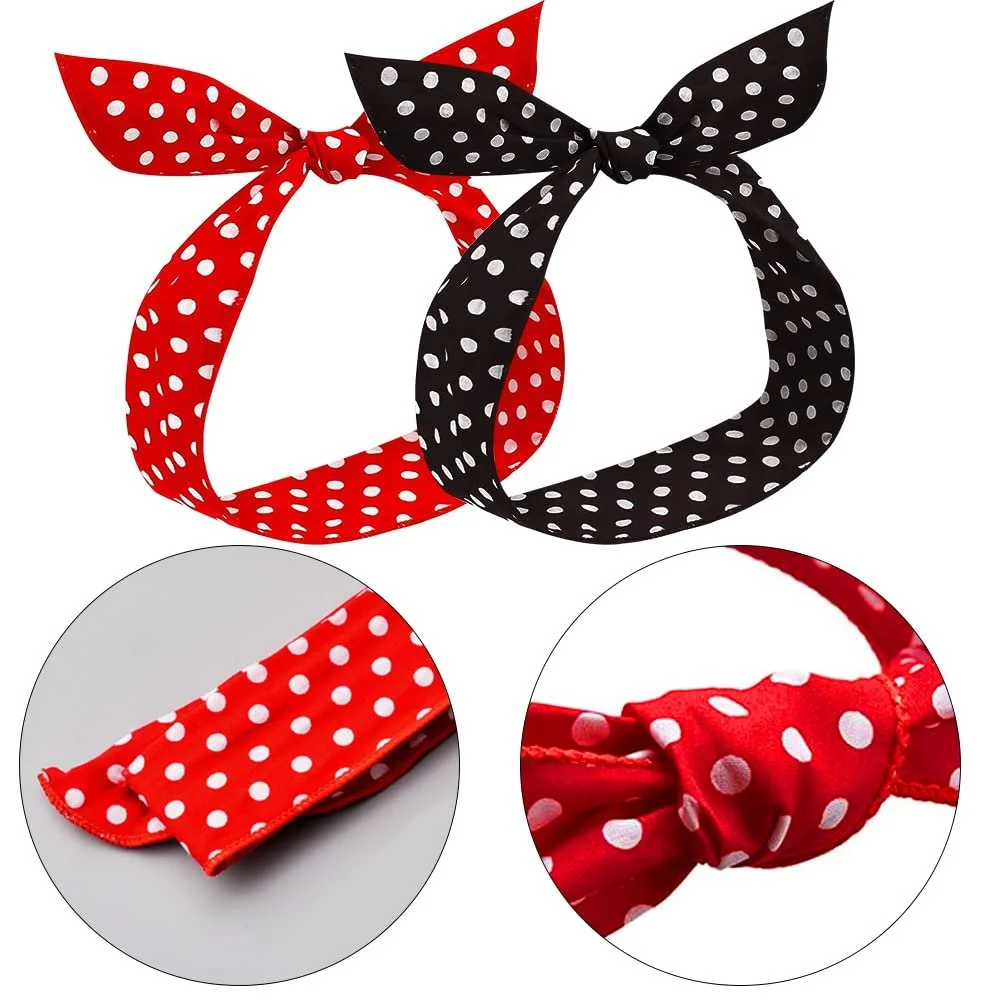 Пов'язка на голову В горошок Мила, фото №5