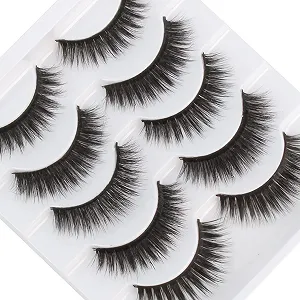 Набір з 5 пар накладних вій / Натуральний вигляд / 6D / Набір натуральних вій / Ручна робота / Багаторазові synthetic.ua - Фото 1