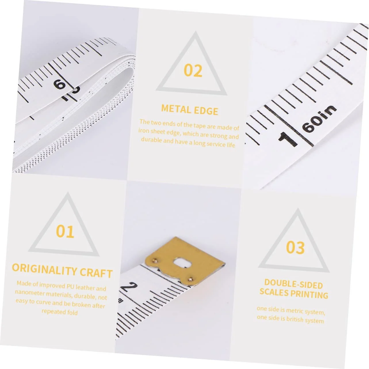 Рулетка KITANDOVE Брелок Чорний, фото №2