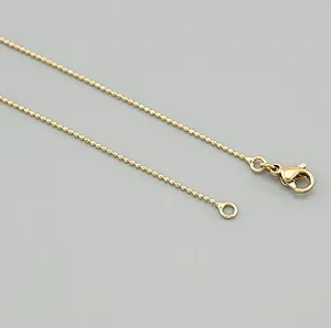 Ланцюжок позолочений на шию, жіночий, 60 см synthetic.ua - Фото 1