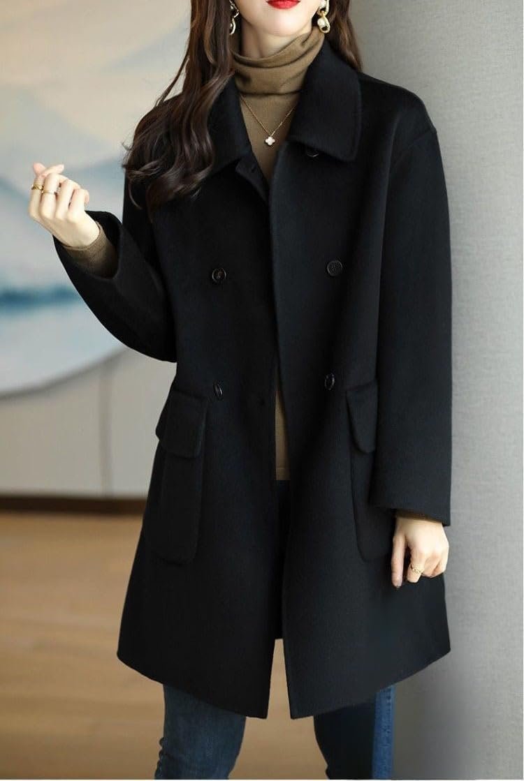 Пальто BININBOX Шерстяное Стильное Современное, фото №3