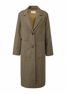 Пальто s.Oliver Клетчатый Шерсть - Фото 1