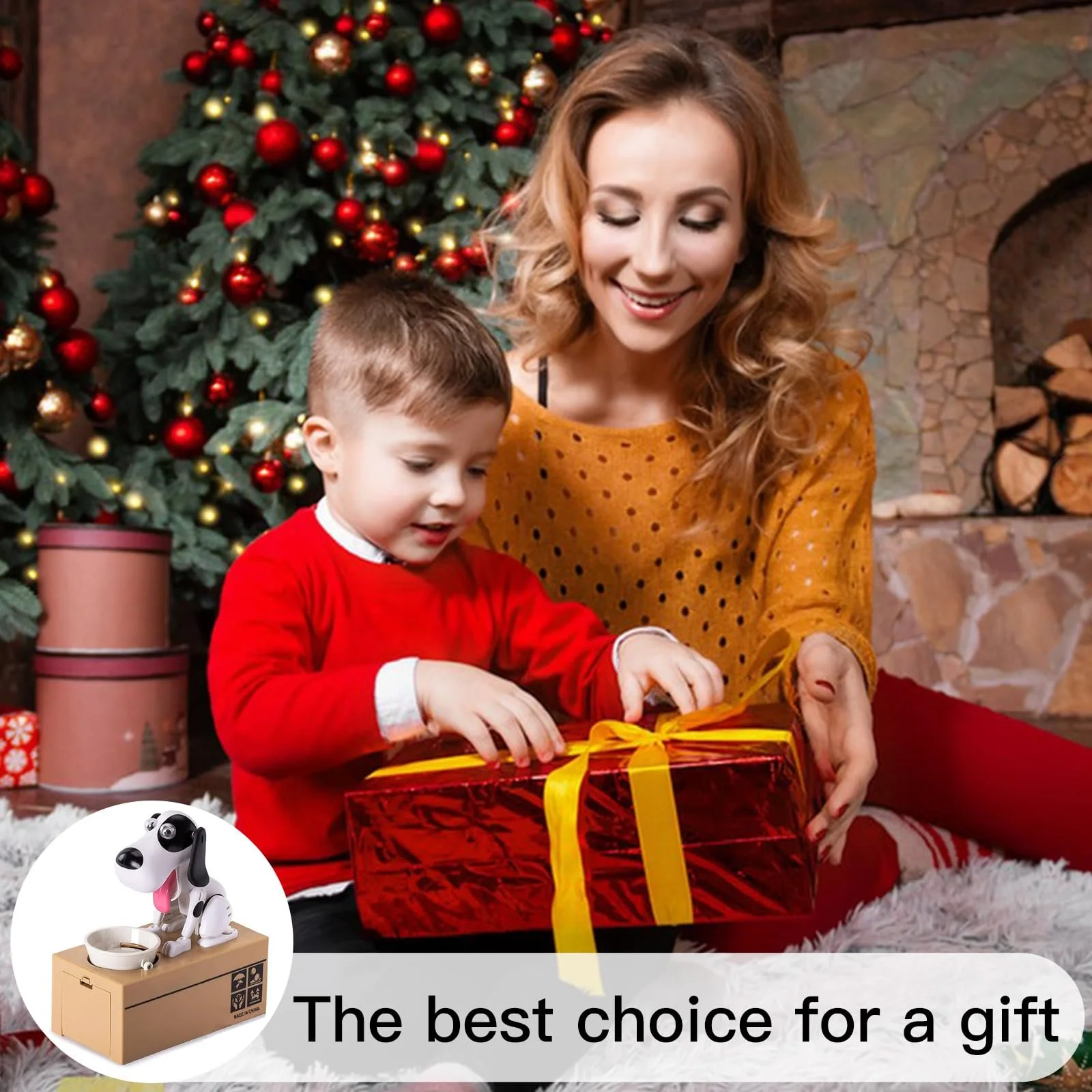 Скарбничка Hungry Dog Собака що їсть монети Інтерактивна, фото №7