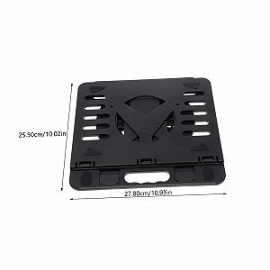 Складная Подставка для Ноутбука Vaguelly 1Satz с Вращением, Регулировкой Высоты для Эргономичного Использования и Эффективного Рассеивания Тепла synthetic.ua - Фото 1