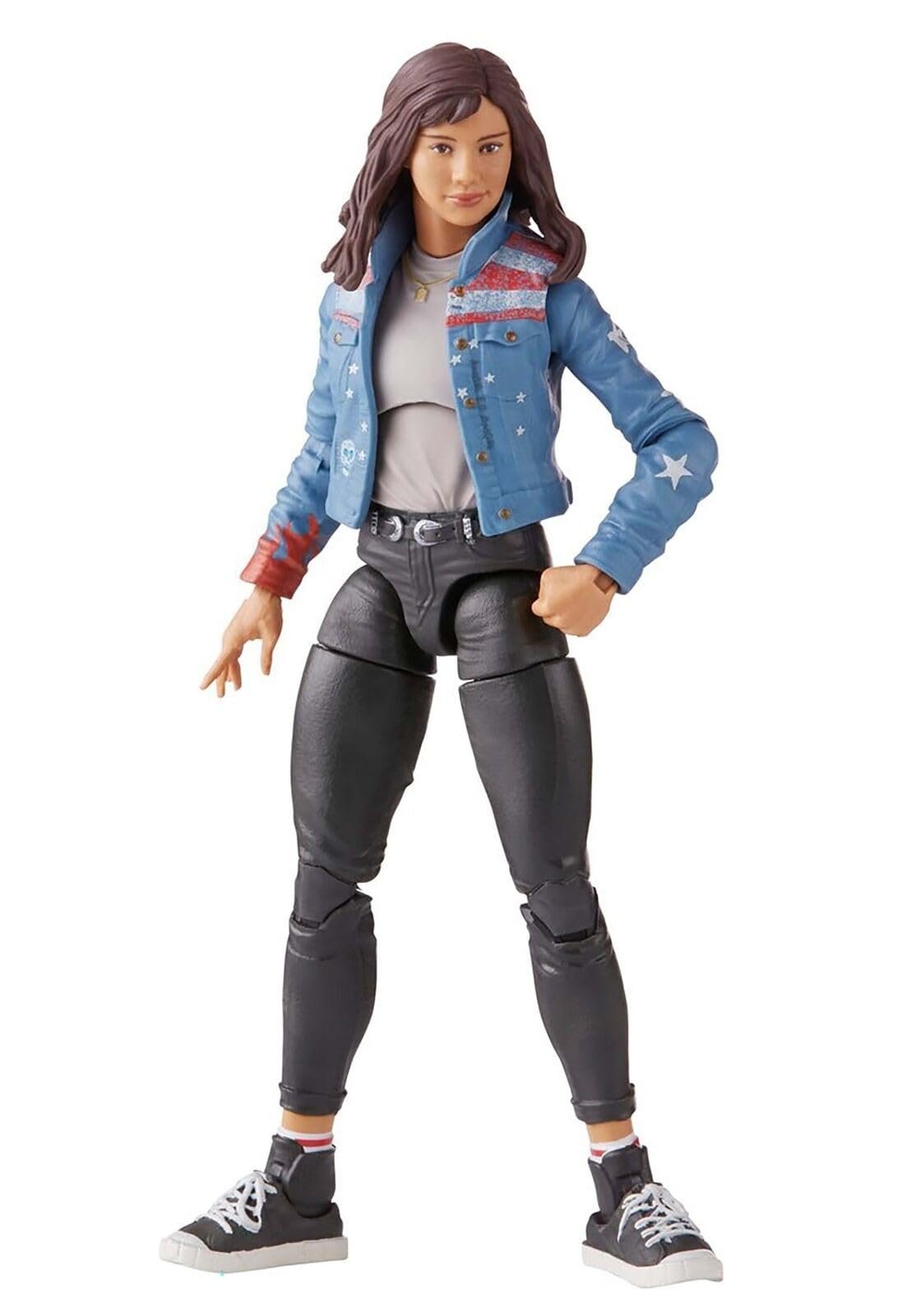 Фігурка колекційна Marvel Legends America Chavez 15 см, кінематографічний всесвіт, 2 аксесуари та 1 елемент Build-A-Figure, фото №4