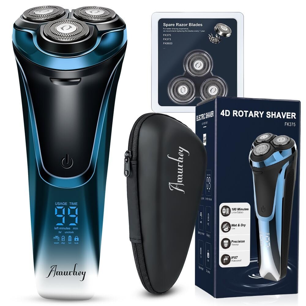 Электробритва Snapbuy 4D Floating Head 3 Replacement Heads Wet and Dry Pop-up Trimmer 99 Minutes Runtime LED Display Travel Case, фото №1 Электробритва Snapbuy 4D Floating Head 3 Replacement Heads Wet and Dry Pop-up Trimmer 99 Minutes Runtime LED Display Travel Case, фото №1