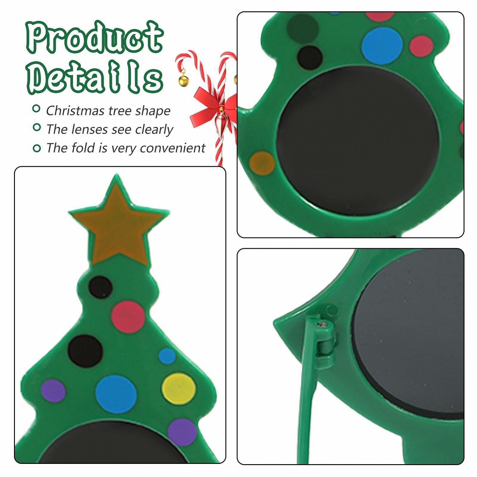 Сонцезахисні окуляри у вигляді різдвяної ялинки ZHUMCCY, фото №6