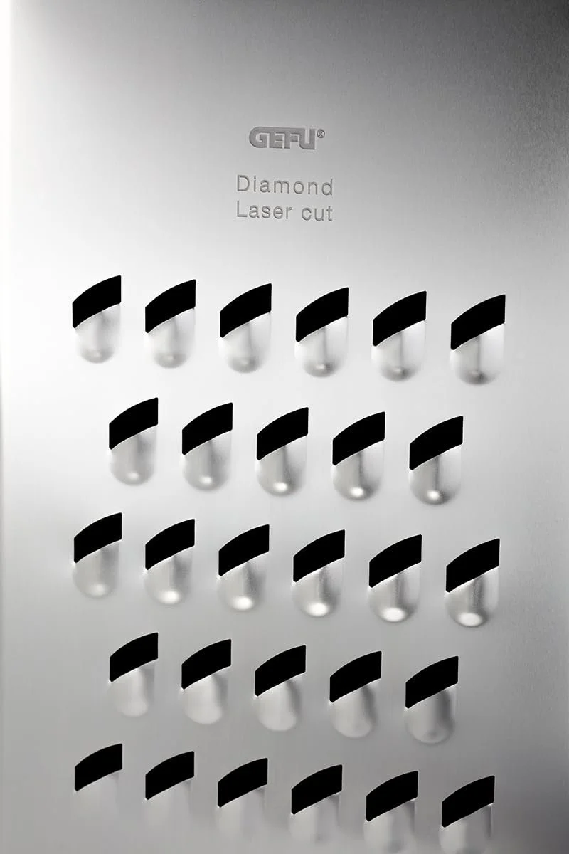 Тертка GEFU V-CUT Квадратна Багатофункціональнаочів і слайсерка з контейнером для збору, фото №7