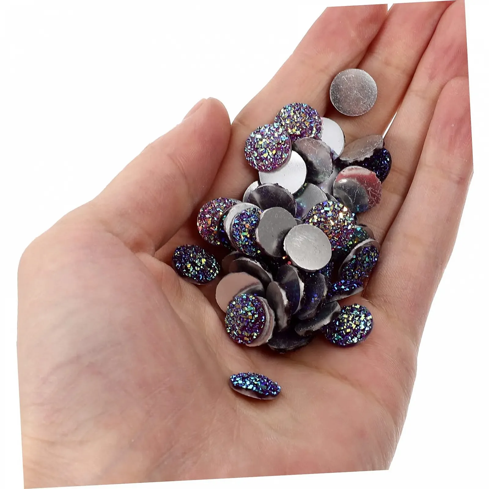 Прикраса 200 шт., ювелірні аксесуари, дорогоцінне каміння аксесуари блискучі діамантові намистини, опалітовий діамант, стрази з плоскою задньою частиною, підвіска плоска, фото №3