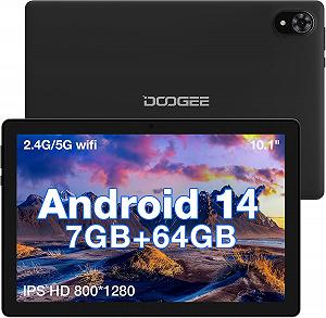Планшет 10.1" Doogee U9 3+4/64Gb 4 ядра Android 14 5060 mAh Чорний - Фото 1