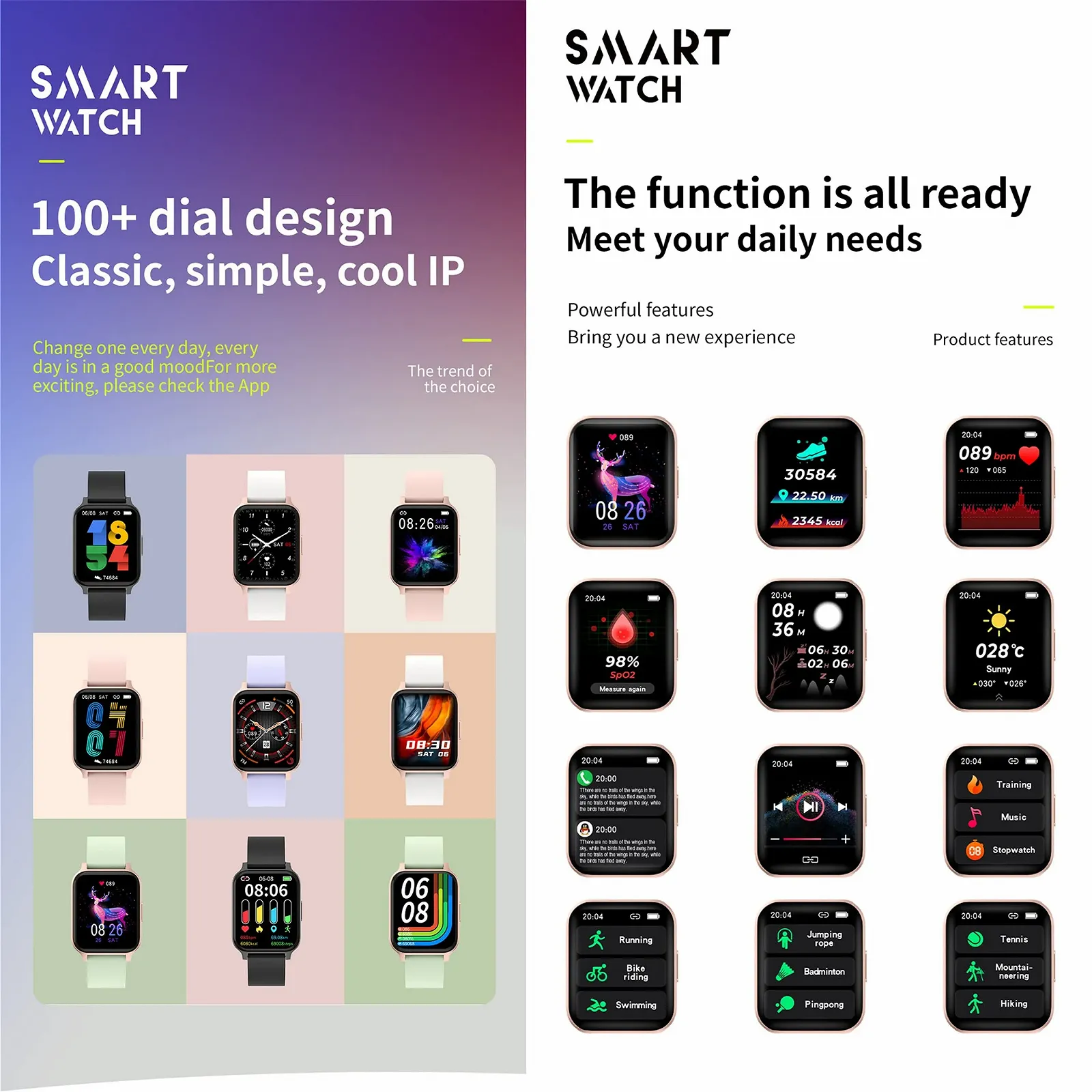 Смартгодинник IP68 Водонепроникний, фото №4