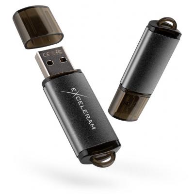 USB флеш-накопитель Exceleram 32gb A3 Series Black USB 2.0 EXA3U2B32, фото №1