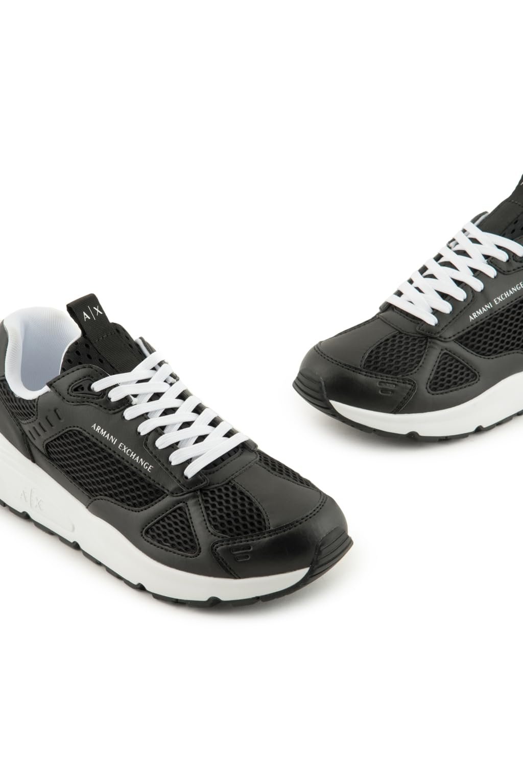 Кроссовки Armani Exchange Bronx PU Inserts White Laces, фото №4