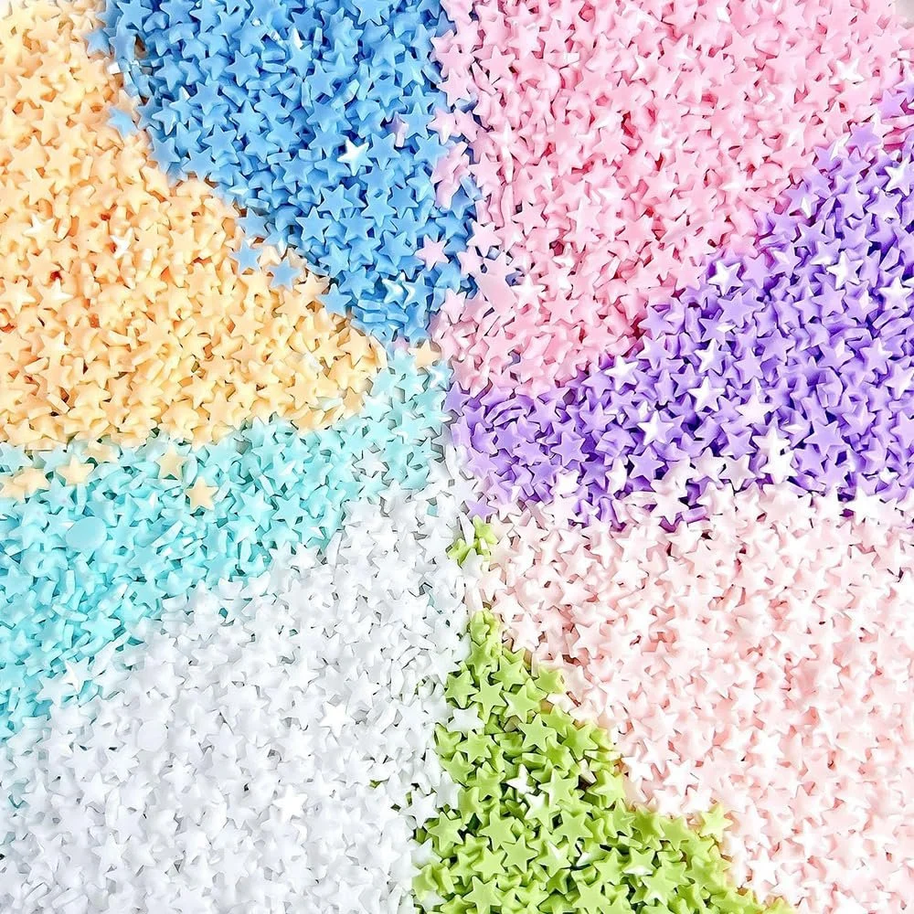 Украшения для ногтей Звезды, 100 шт, мини, разноцветные, фото №5