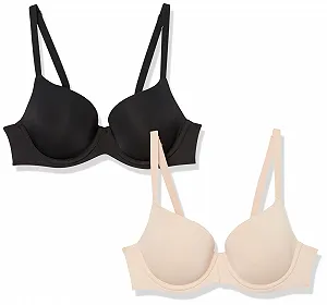 Бюстгальтер Amazon Essentials з мікрофібри з повною чашкою, 2 шт. в упаковці - Фото 1