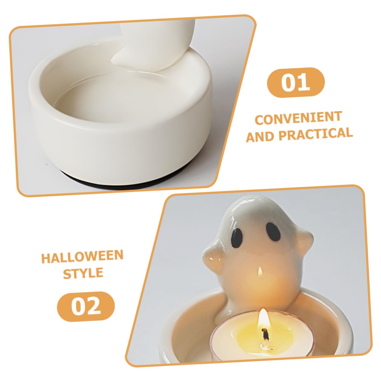 Свічник RORPOIR Керамічний Примарний Комплект 5 шт Білий, фото №5 Свічник RORPOIR Керамічний Примарний Комплект 5 шт Білий, фото №5