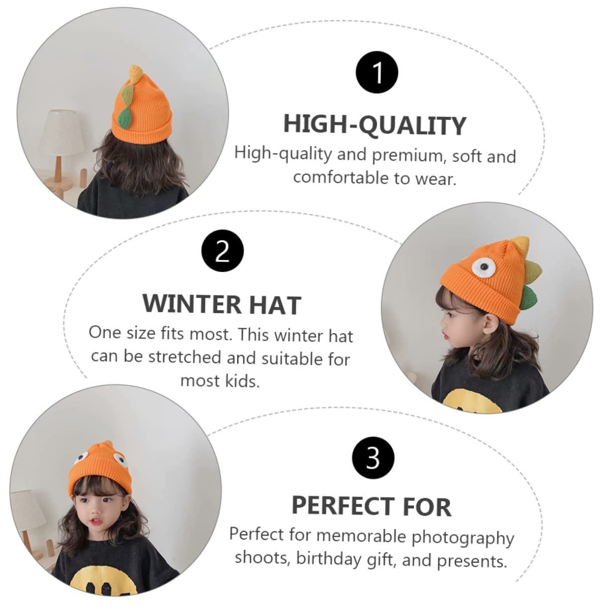 Шерстяная шапка Детская теплая, фото №3 Шерстяная шапка Детская теплая, фото №3