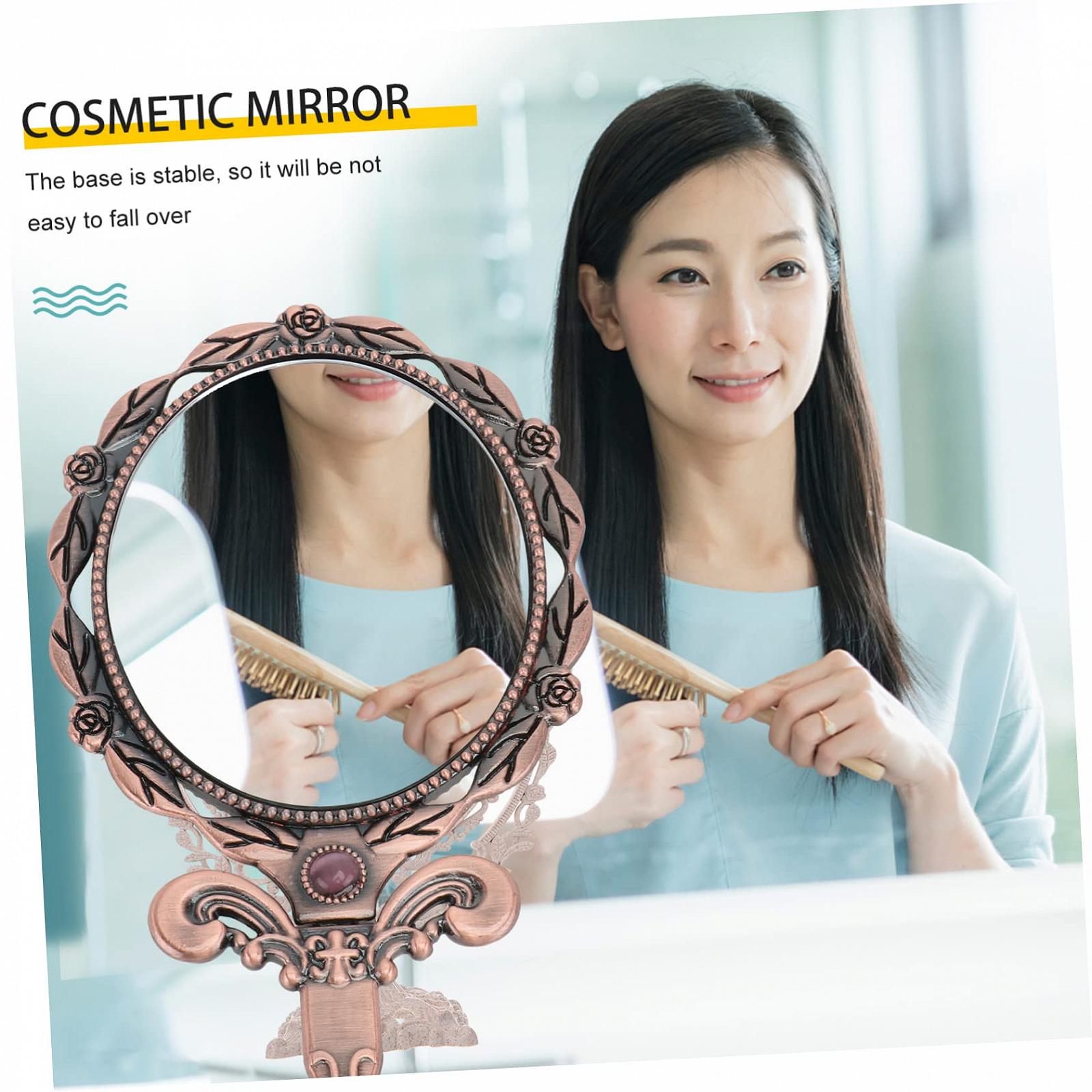 Дзеркало Angoily Vintage Дорожнє Дзеркало Складане З Ручкою, фото №5 Дзеркало Angoily Vintage Дорожнє Дзеркало Складане З Ручкою, фото №5