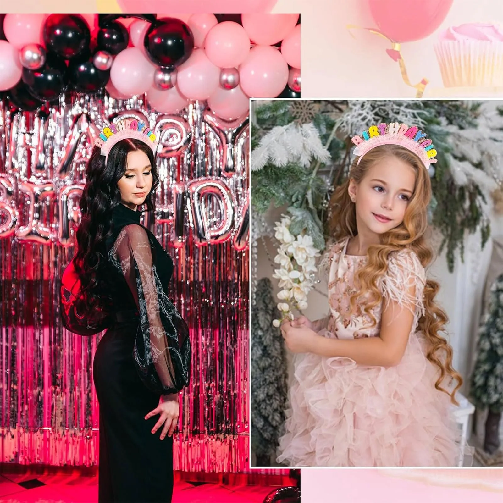 Обруч на день рождения для девочек, фото №5 Обруч на день рождения для девочек, фото №5