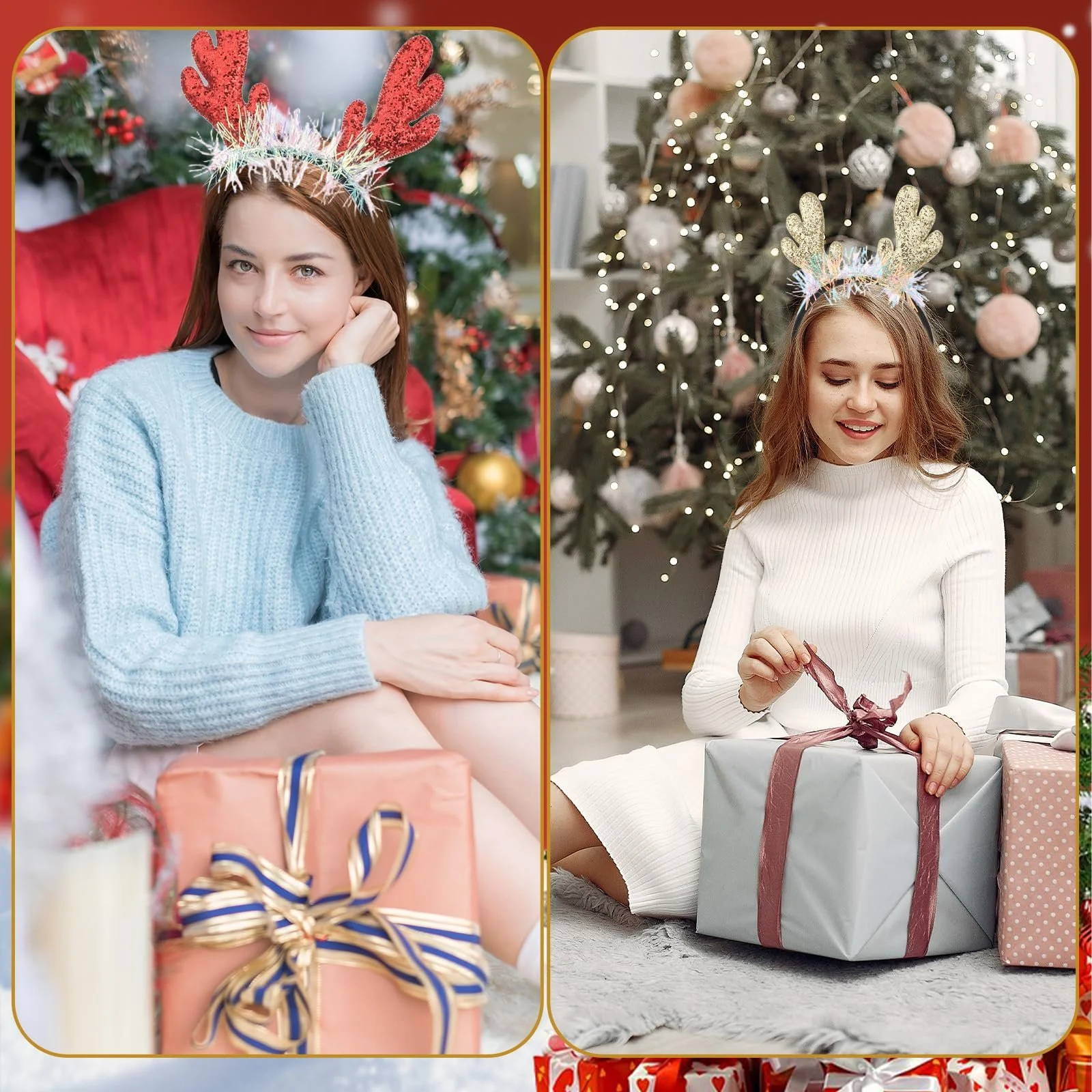 Обруч Рождественский 2 шт, фото №5