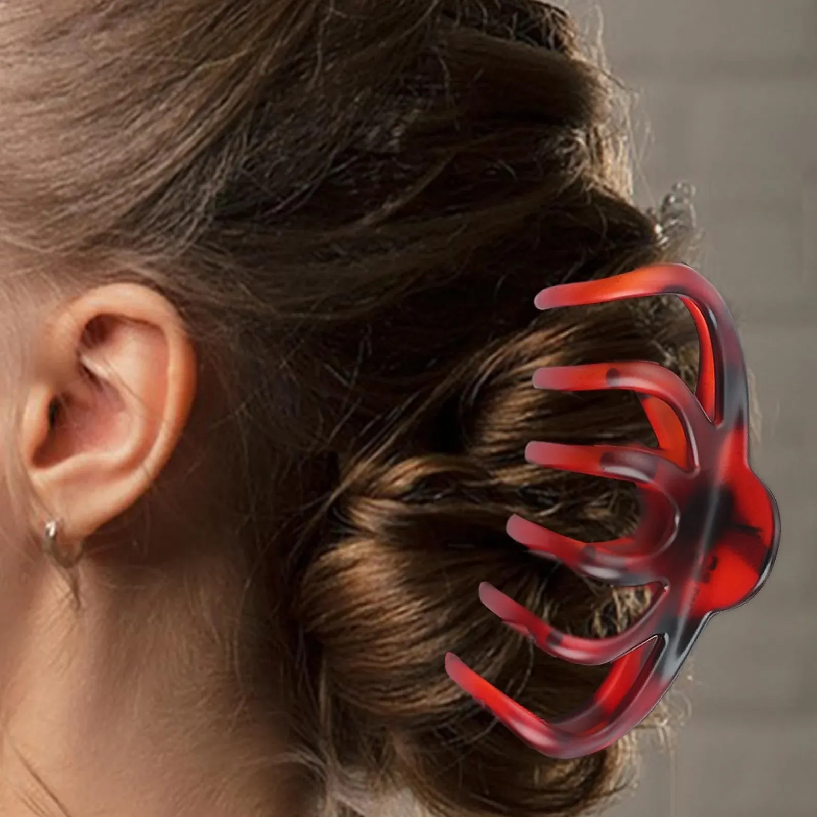 Краб для волосся Leopard, набір 4 шт, фото №2 Краб для волосся Leopard, набір 4 шт, фото №2