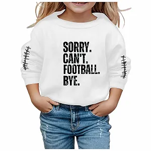 Свитшот для девочек и мальчиков, унисекс, с длинными рукавами, мягкий, с графическим рисунком, милый детский пуловер с круглым вырезом - Фото 1