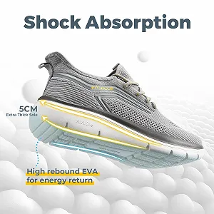 Кросівки FitVille для бігу надширокі Чоловічі кросівки для бігу з амортизацією Яскрава підошва synthetic.ua - Фото 1