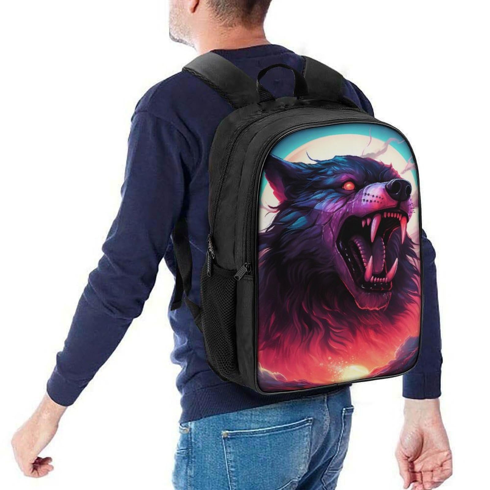Ранець Wolf 3D DPEOANEBN 40x28x16см, фото №5