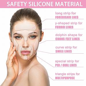 Пластирі від зморшок для чола, 11 шт., смужки для видалення зморшок synthetic.ua - Фото 1