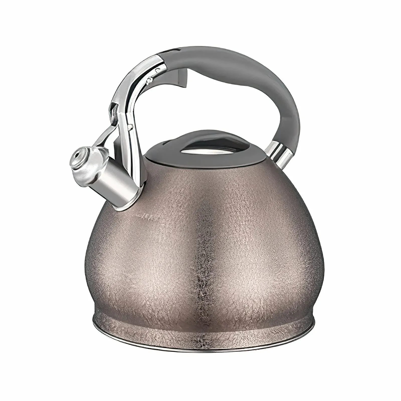 Чайник з нержавіючої сталі з свистком Hemisphere Bronze 3 L, фото №1 Чайник з нержавіючої сталі з свистком Hemisphere Bronze 3 L, фото №1