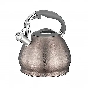 Чайник з нержавіючої сталі з свистком Hemisphere Bronze 3 L - Фото 1