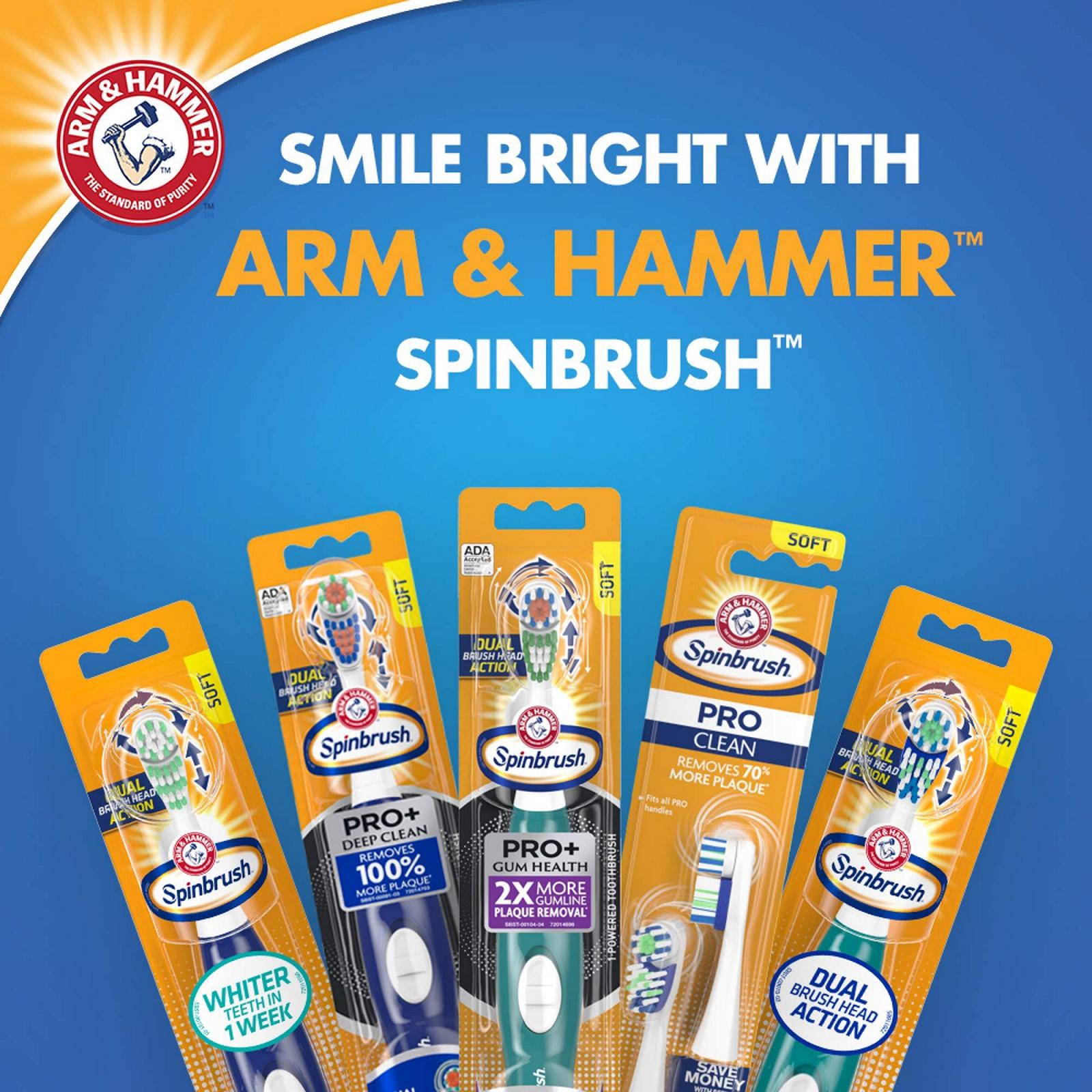 Зубная щетка с батарейным питанием Spinbrush Really Radiant Clean & Fresh, фото №5