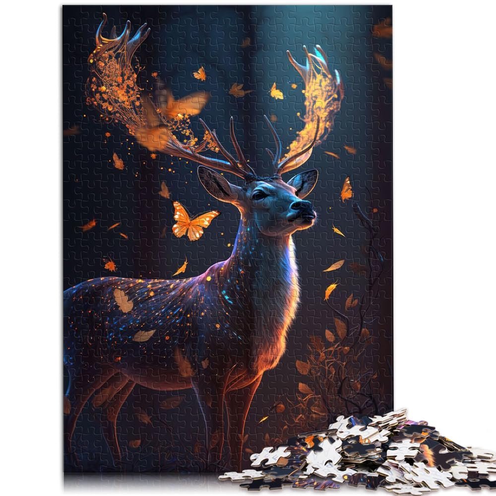 Пазл Magic Butterfly Deer Dream 1000 деталей картонный 26 x 38 см, фото №1