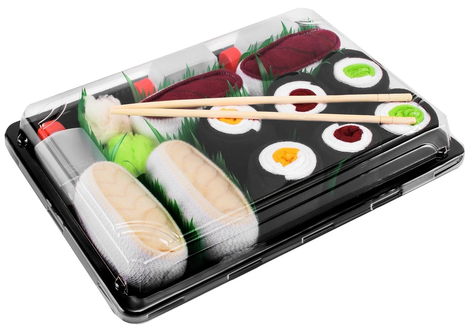 Носки Rainbow Socks Sushi Salmon Tuna Maki 3 x - 5 пар, разноцветные, фото №1