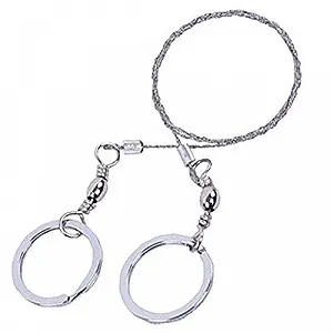 Пила-струна Egurs Steel Wire Saw 2 шт. сталева з кільцями - Фото 1