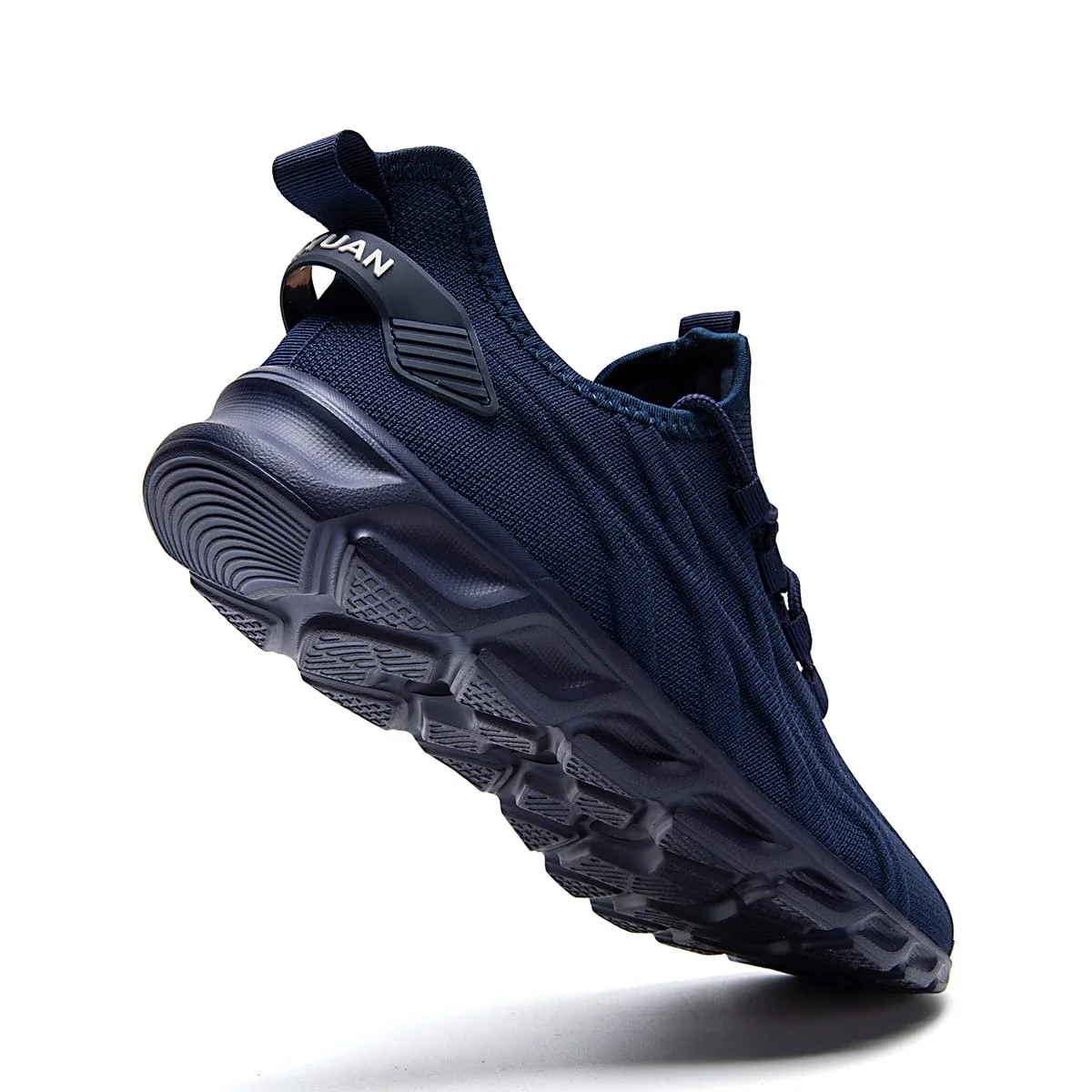 Кросівки Linenghs Чоловічі Взуття для бігу Спортивні Легкі Дихаючі Темно-синій EU 41, фото №4